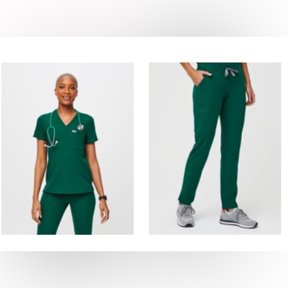 Figs hunter green scrub set xxl - Picture 3 of 6